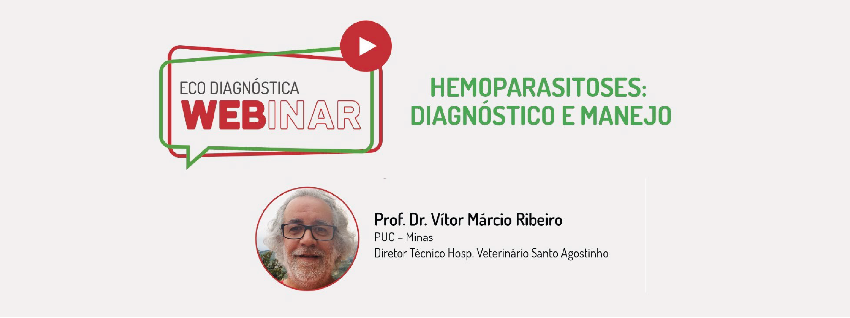 Banner - Webinar - Hemoparasitoses: Diagnóstico e Manejo